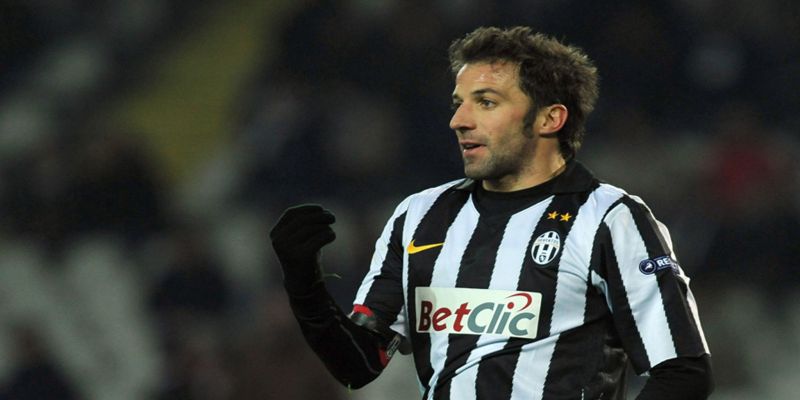 Del Piero là cầu thủ ghi nhiều bàn nhất cho đội hình Juventus